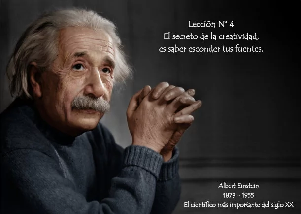 Imagen del escrito; Albert Einstein lección # 04, de Albert Einstein