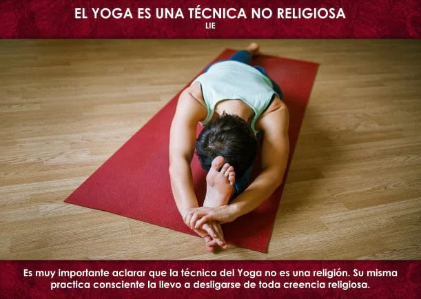Imagen del escrito; El yoga es una técnica no religiosa, de Sobre La Religion