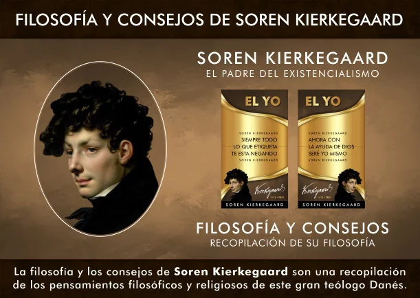 Imagen del escrito; La filosofía y los consejos de Soren Kierkegaard, de Soren Kierkegaard