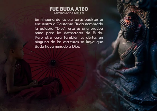 Imagen del escrito; Fue Buda ateo, de Anthony De Mello