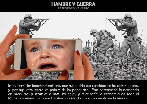 Imagen; Hambre y guerra; Patrocinio Navarro