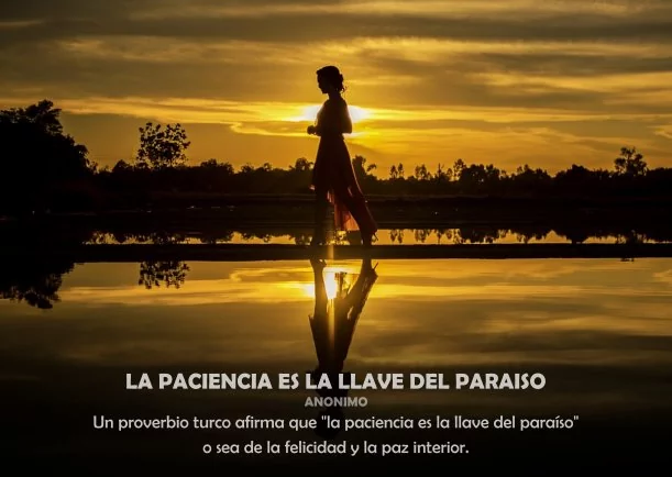 Imagen del escrito; La paciencia es la llave del paraíso, de Gonzalo Gallo
