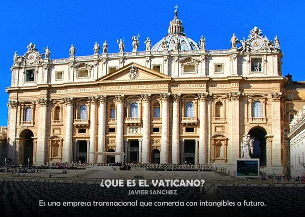 Imagen del escrito; ¿Qué es el vaticano?, de Sobre La Religion