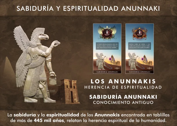 Imagen del escrito; Sabiduría y espiritualidad de los Anunnaki, de Annunakis