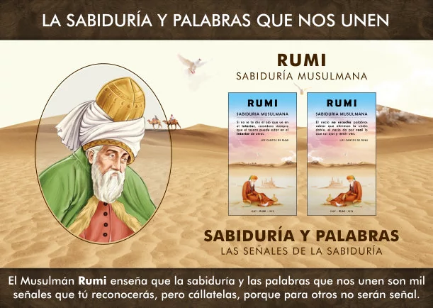 Imagen; La sabiduría y las palabras que nos unen; Rumi