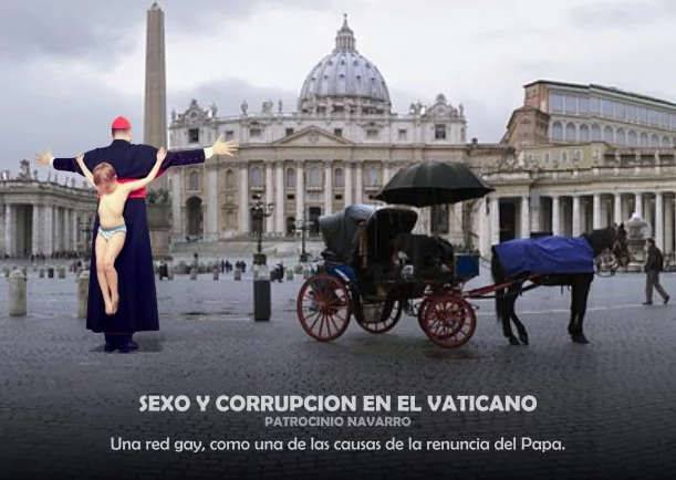 Imagen del escrito; Sexo y corrupción en el vaticano, de Patrocinio Navarro