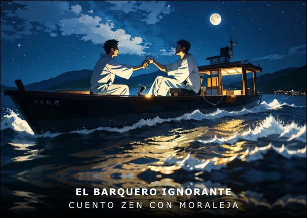 Imagen del cuento: El barquero ignorante