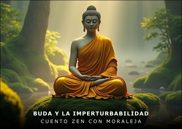 Imagen del cuento: Buda y la imperturbabilidad Imagen del cuento: Buda y la imperturbabilidad