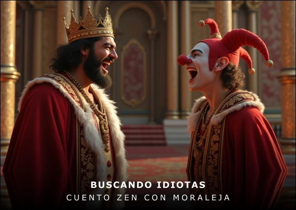 Imagen del cuento: Buscando idiotas