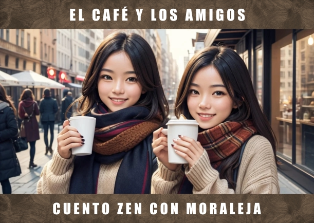 Imagen del cuento: El café y los amigos