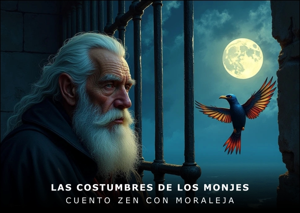 Imagen del cuento: Las costumbres de los monjes