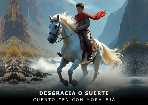 Imagen del cuento: Desgracia o suerte Imagen del cuento: Desgracia o suerte