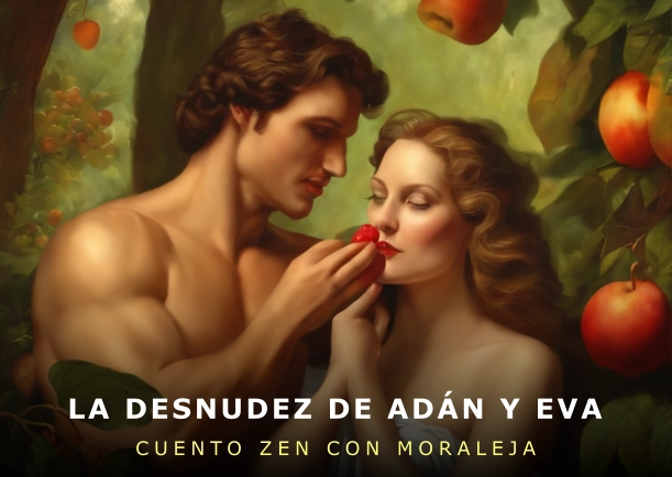 Imagen del cuento: La desnudez de Adán y Eva Imagen del cuento: La desnudez de Adán y Eva