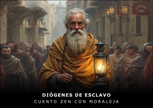 Imagen del cuento: Diógenes de esclavo