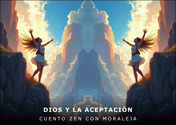 Imagen del cuento: Dios y la aceptación Imagen del cuento: Dios y la aceptación