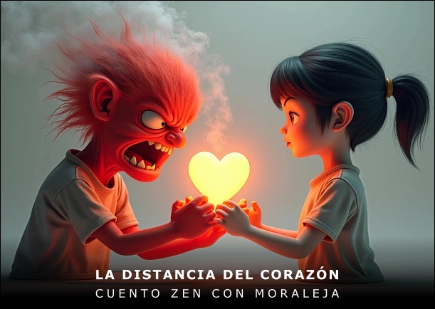 Imagen del cuento: La distancia del corazón Imagen del cuento: La distancia del corazón