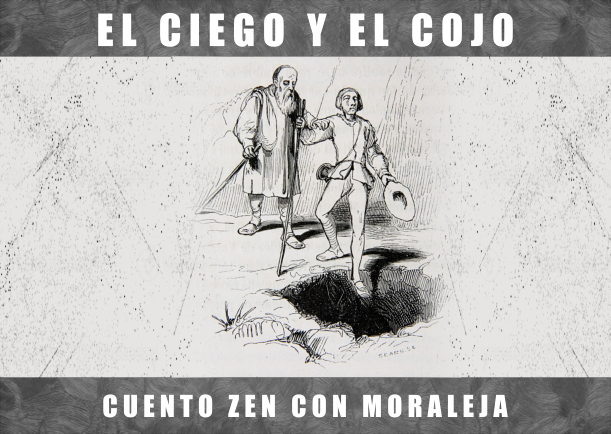 Imagen del cuento: El ciego y el cojo Imagen del cuento: El ciego y el cojo