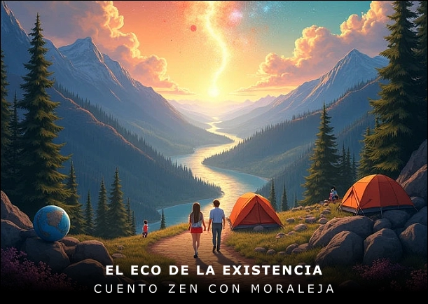 Imagen del cuento: El eco de la existencia Imagen del cuento: El eco de la existencia