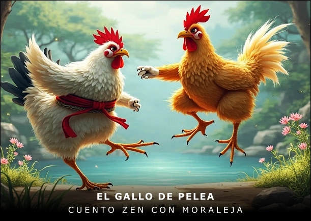 Imagen del cuento: El gallo de pelea
