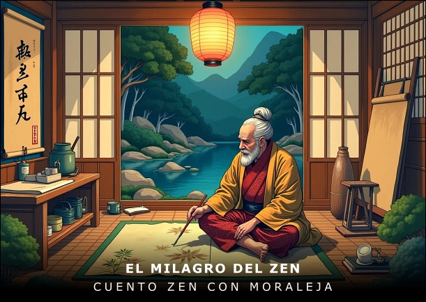 Imagen del cuento: El milagro del zen Imagen del cuento: El milagro del zen