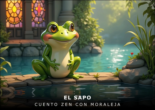 Imagen del cuento: El sapo Imagen del cuento: El sapo
