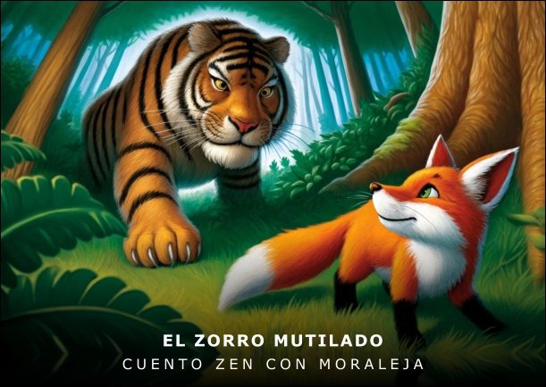 Imagen del cuento: El zorro mutilado