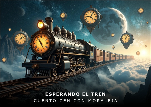 Imagen del cuento: Esperando el tren