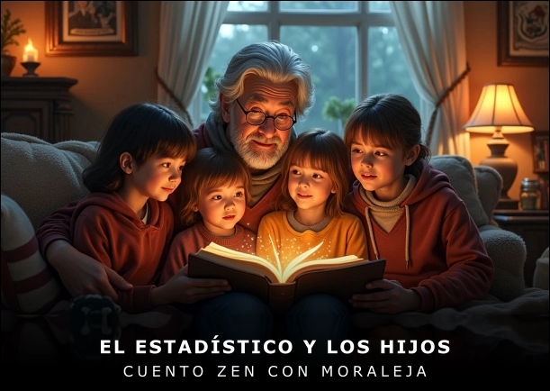 Imagen del cuento: El estadístico y los hijos Imagen del cuento: El estadístico y los hijos
