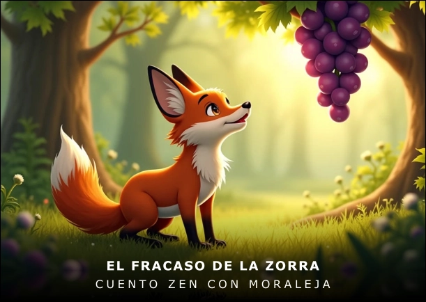 Imagen del cuento: El fracaso de la zorra Imagen del cuento: El fracaso de la zorra