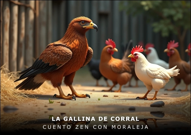 Imagen del cuento: La gallina de corral