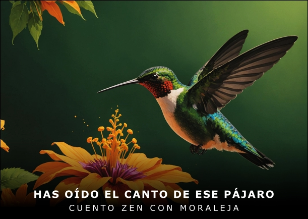 Imagen del cuento: Has oído el canto de ese pájaro