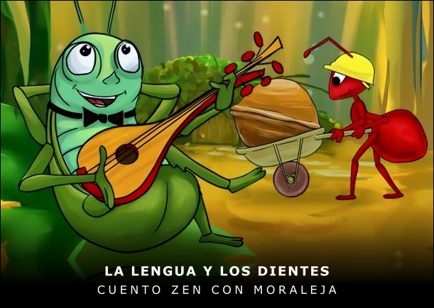 Imagen del cuento: La hormiga y la cigarra Imagen del cuento: La hormiga y la cigarra