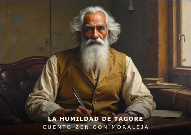 Imagen del cuento: La humildad de Tagore