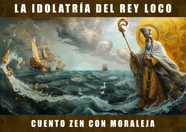 Imagen del cuento: La idolatría del rey loco Imagen del cuento: La idolatría del rey loco