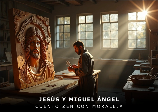 Imagen del cuento: Jesús y Miguel Ángel