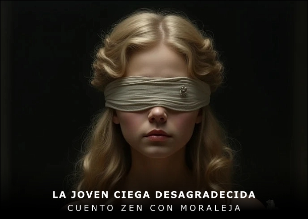 Imagen del cuento: La joven ciega desagradecida Imagen del cuento: La joven ciega desagradecida