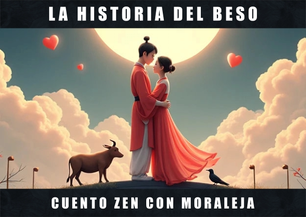 Imagen del cuento: La historia del beso Imagen del cuento: La historia del beso
