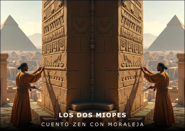 Imagen del cuento: Los dos miopes