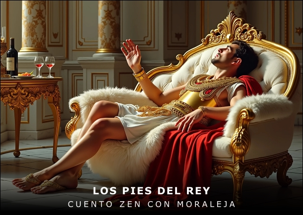 Imagen del cuento: Los pies del rey Imagen del cuento: Los pies del rey