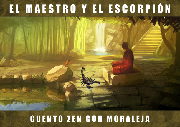 Imagen del cuento: El maestro y el escorpión Imagen del cuento: El maestro y el escorpión