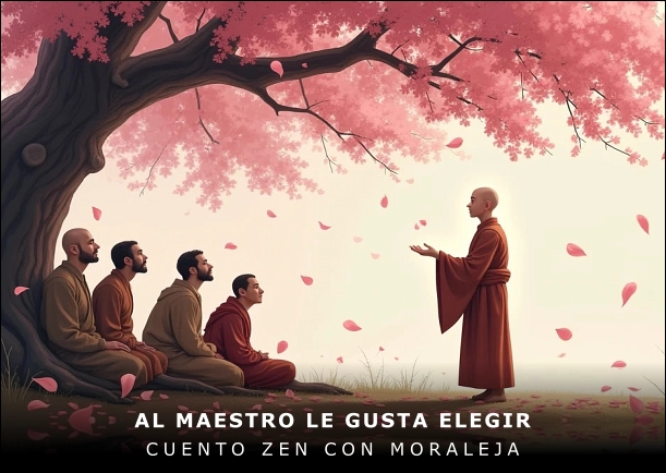 Imagen del cuento: Al maestro le gusta elegir