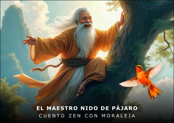 Imagen del cuento: El maestro nido de pájaro