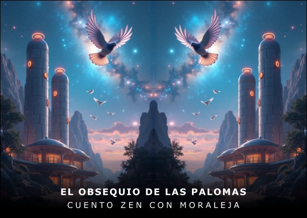 Imagen del cuento: El obsequio de las palomas