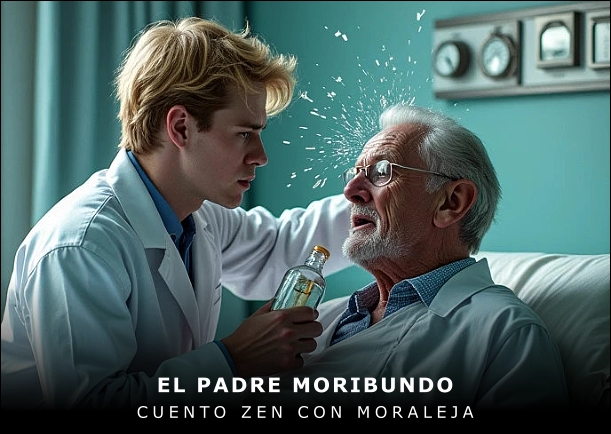 Imagen del cuento: El padre moribundo Imagen del cuento: El padre moribundo