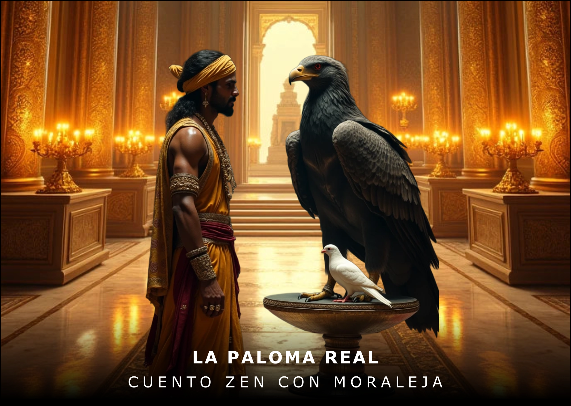 Imagen del cuento: La paloma real