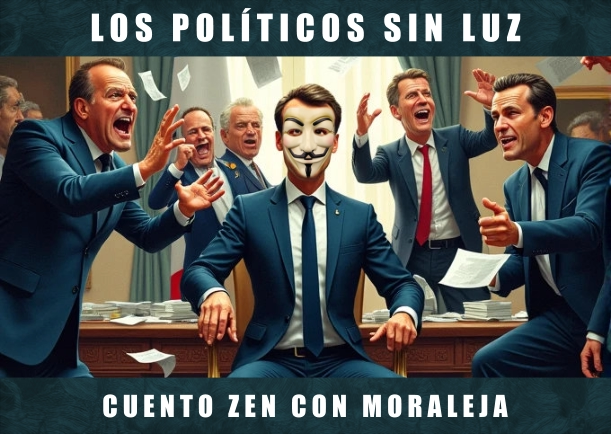 Imagen del cuento: Los políticos sin luz