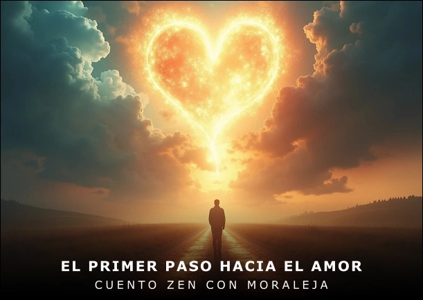 Imagen del cuento: El primer paso hacia el amor Imagen del cuento: El primer paso hacia el amor