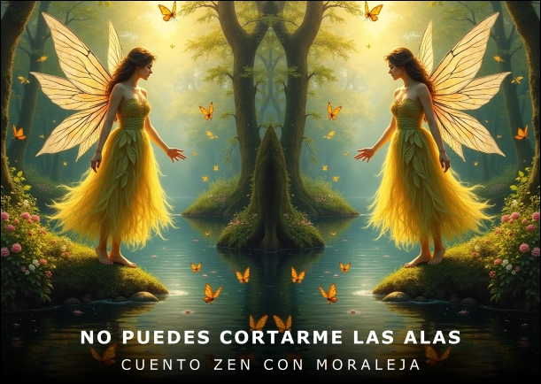 Imagen del cuento: No puedes cortarme las alas