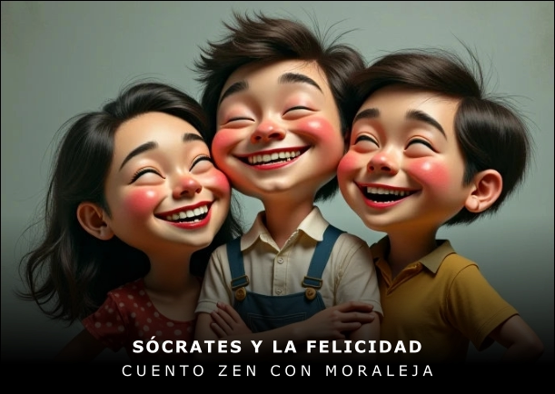 Imagen del cuento: Sócrates y la felicidad