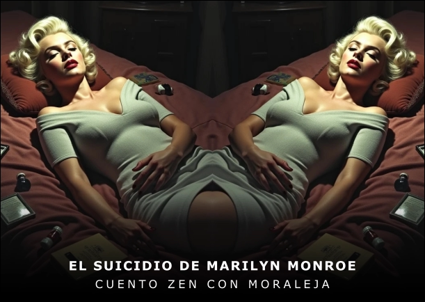Imagen del cuento: El suicidio de Marilyn Monroe Imagen del cuento: El suicidio de Marilyn Monroe